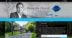 Desktop Screenshot of alexandrebeland.com